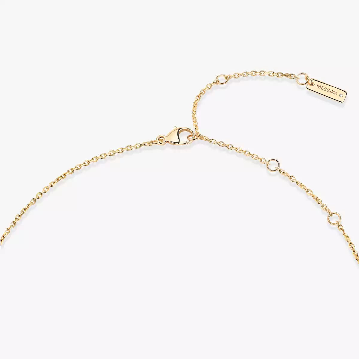 [Royal&Vicky]Lucky Eye Diamond Necklace in Rose Gold and Turquoise