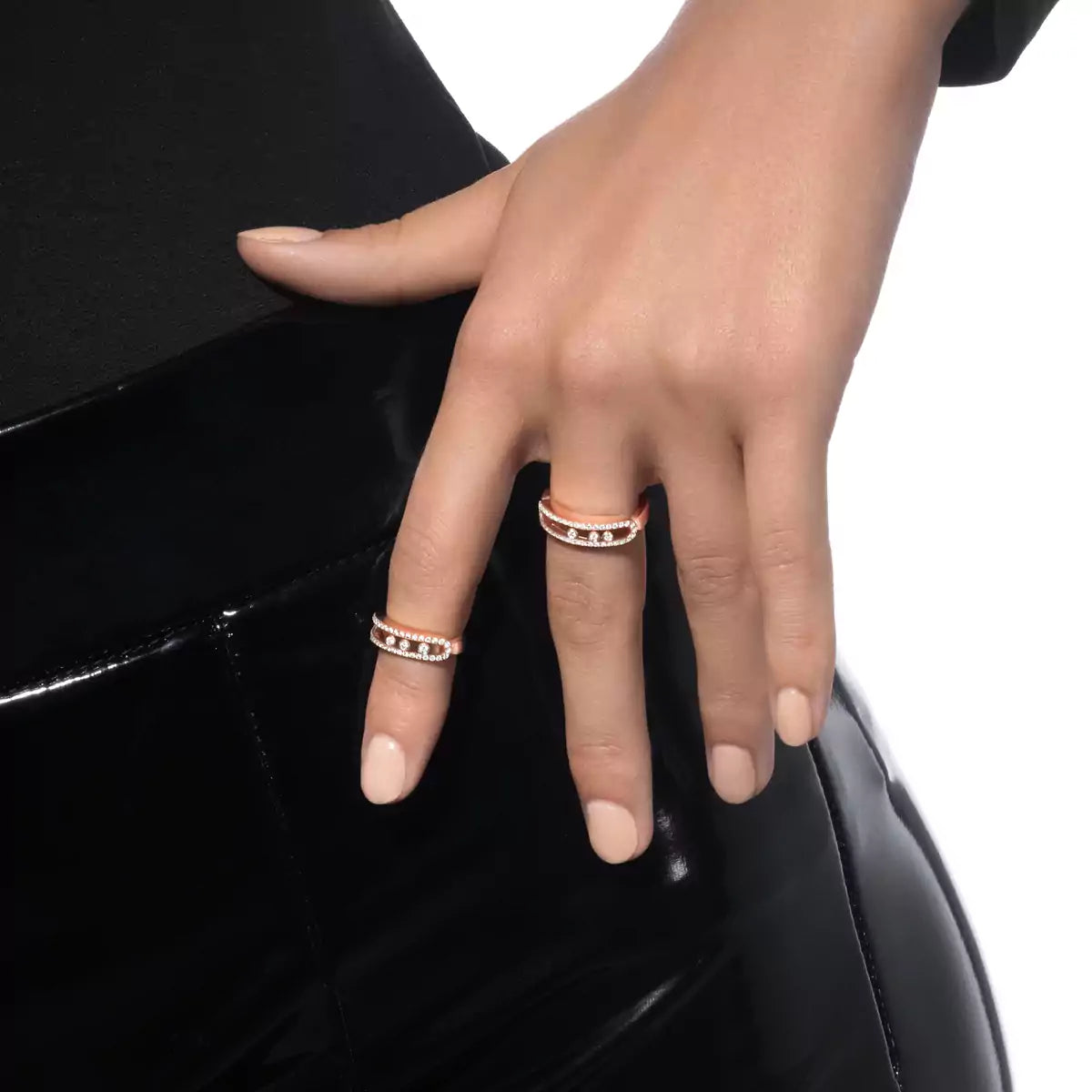 [Royal&Vicky] Baby Move Gold Diamond Pave_ Ring