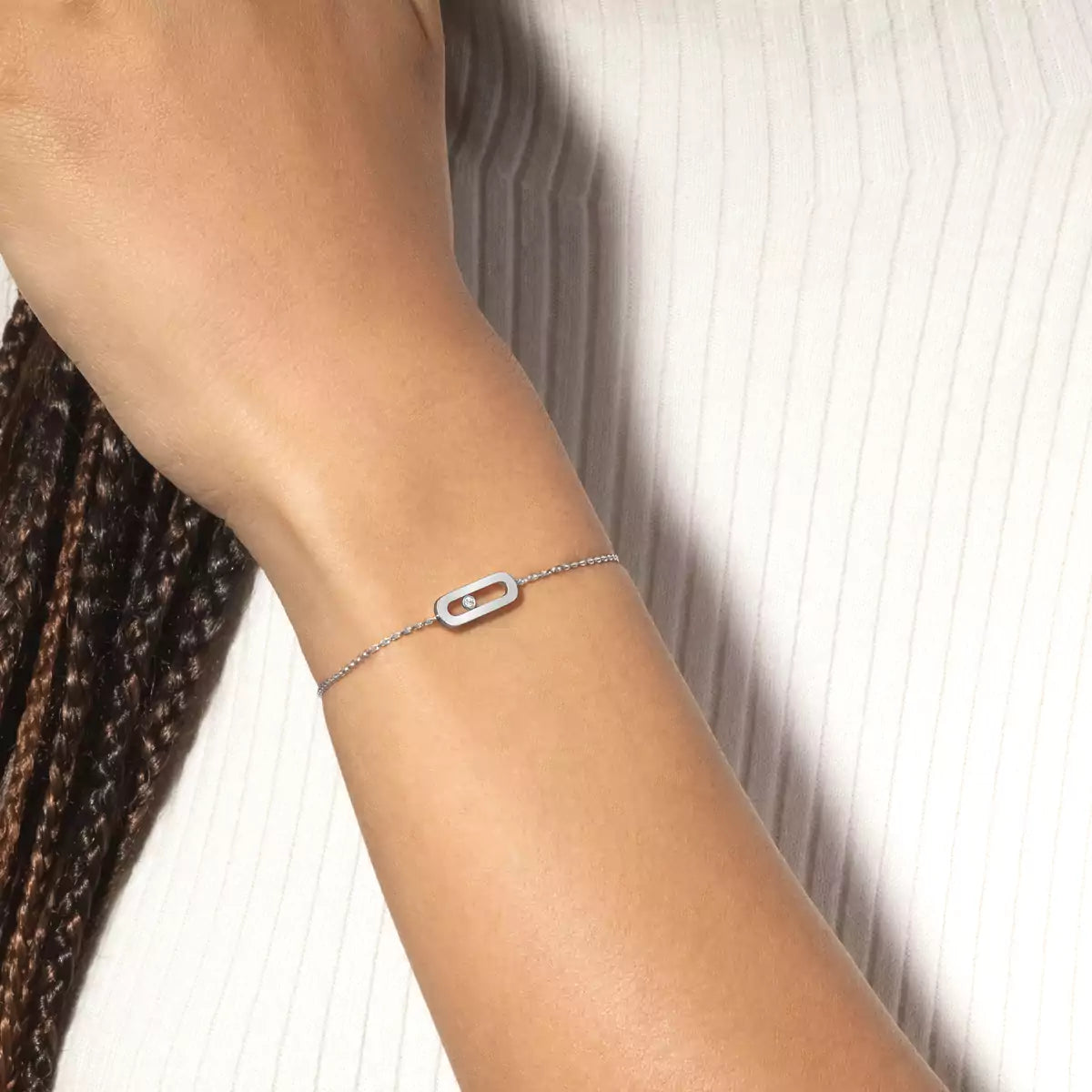 [Royal&Vicky]Move Uno Diamond Bracelet
