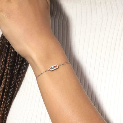 [Royal&Vicky]Move Uno Diamond Bracelet
