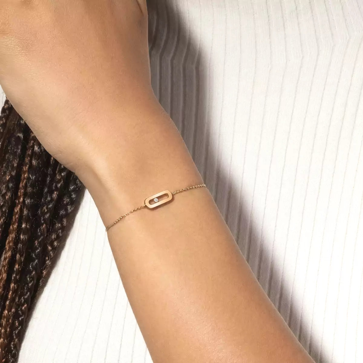 [Royal&Vicky]Move Uno Diamond Bracelet