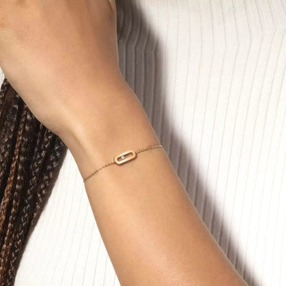 [Royal&Vicky]Move Uno Diamond Bracelet