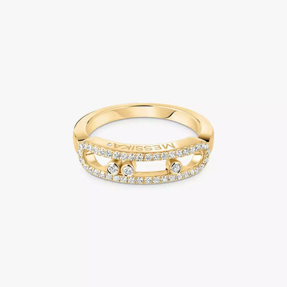 [Royal&Vicky] Baby Move Gold Diamond Pave_ Ring