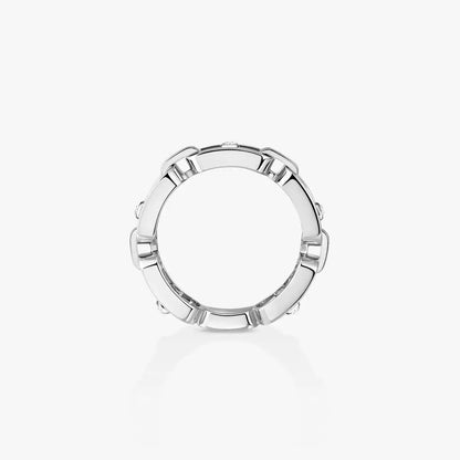 [Royal&Vicky]Move Link Pave_-Set Diamond Ring in Gold