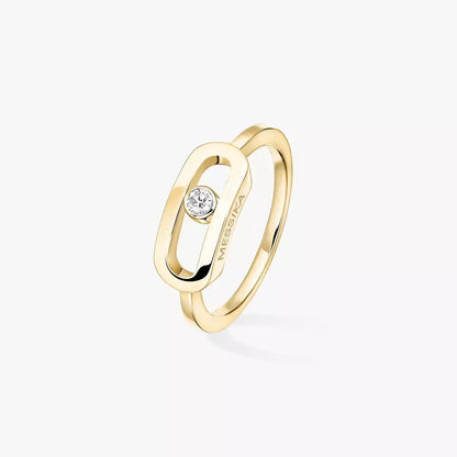 [Royal&Vicky]Move Uno Diamond Ring in Gold