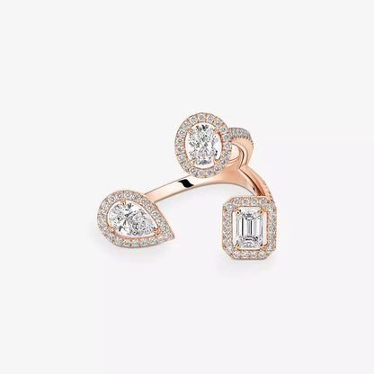 [Royal&Vicky]  Diamond Ring 0,25ct My Twin Trilogy