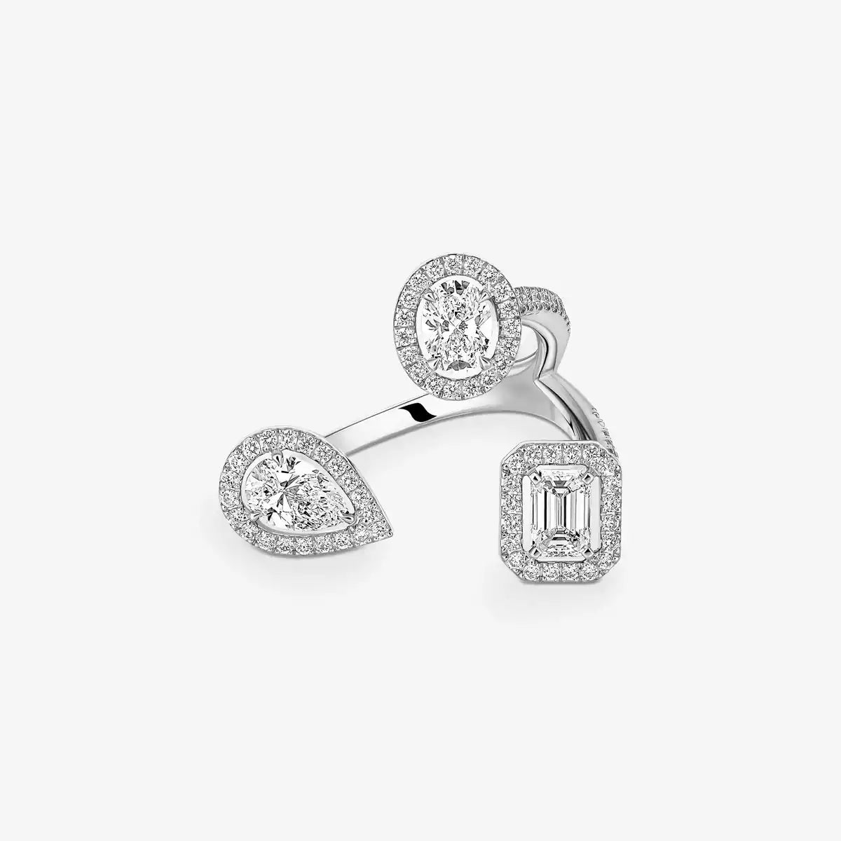 [Royal&Vicky]  Diamond Ring 0,25ct My Twin Trilogy