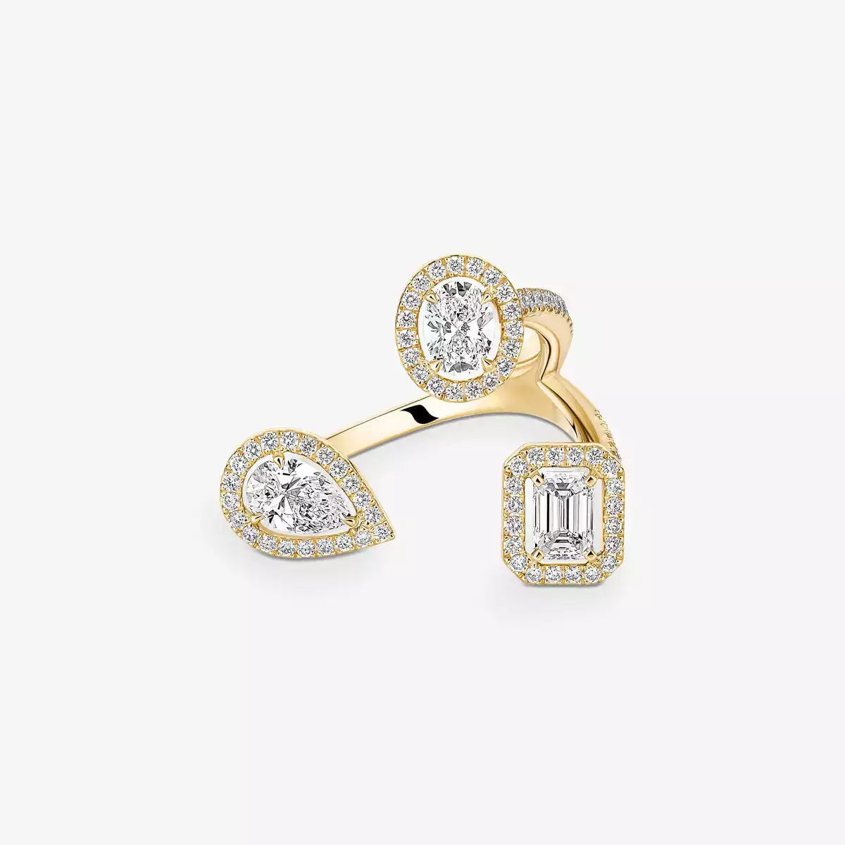 [Royal&Vicky]  Diamond Ring 0,25ct My Twin Trilogy