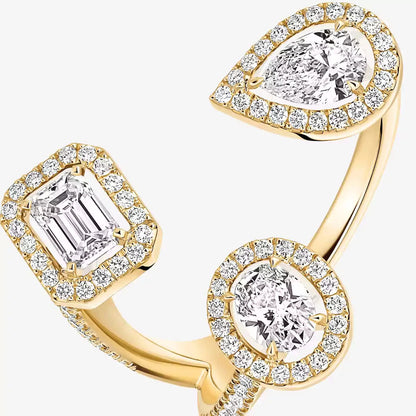 [Royal&Vicky]  Diamond Ring 0,25ct My Twin Trilogy