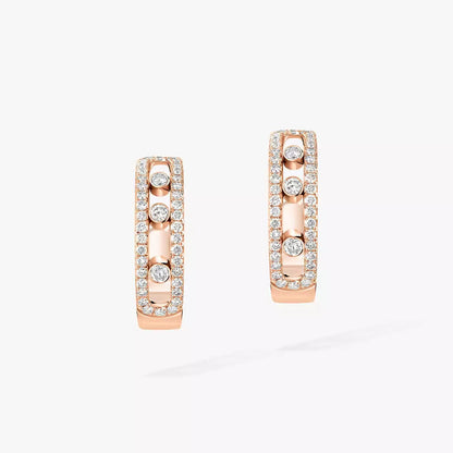[Royal&Vicky]Diamond Pave_ Hoop Earrings Move
