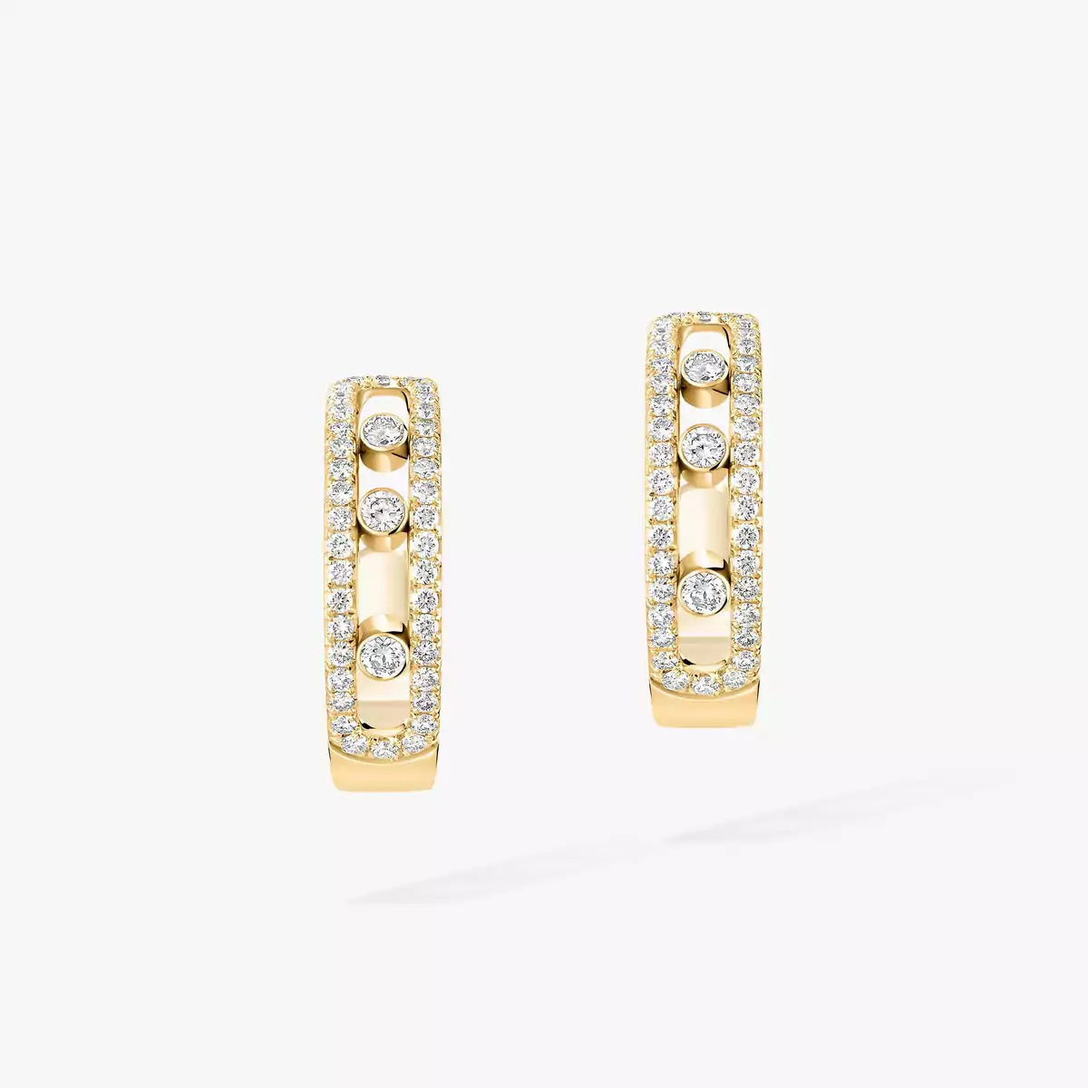[Royal&Vicky]Diamond Pave_ Hoop Earrings Move