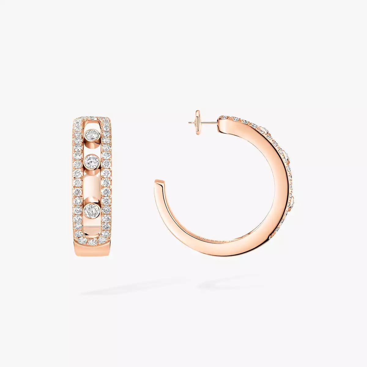 [Royal&Vicky]Diamond Pave_ Hoop Earrings Move