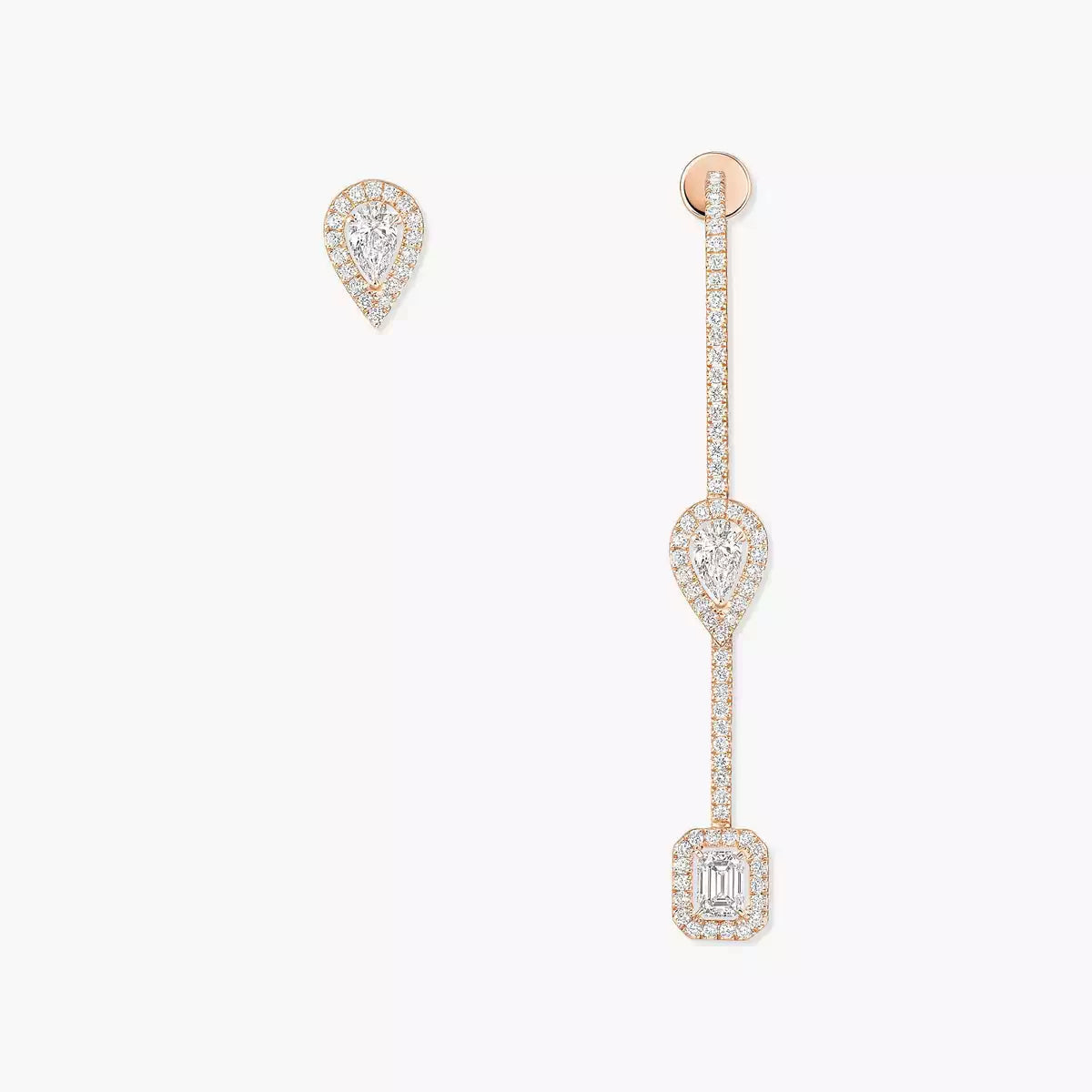 [Royal&Vicky]Diamond Drop Earrings My Twin