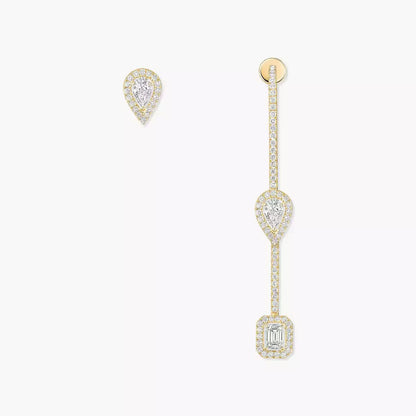 [Royal&Vicky]Diamond Drop Earrings My Twin