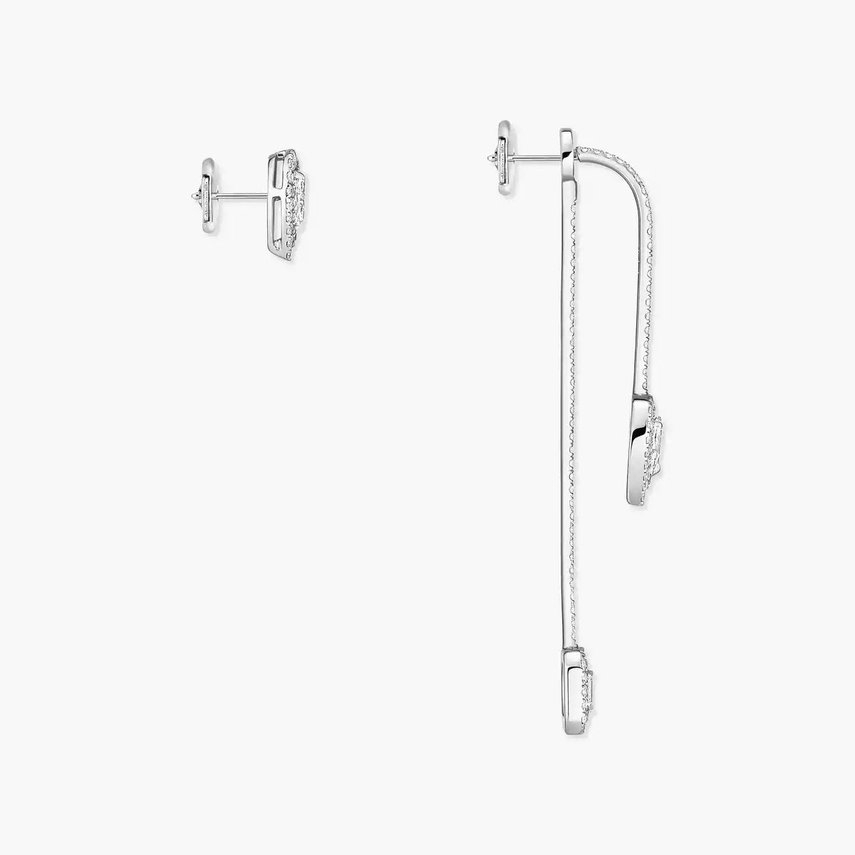 [Royal&Vicky]Diamond Drop Earrings My Twin