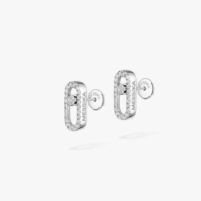 [Royal&Vicky]Move Uno Diamond Earrings