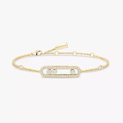 [Royal&Vicky]Pavé Baby Move Diamond Bracelet