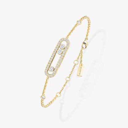 [Royal&Vicky]Pavé Baby Move Diamond Bracelet