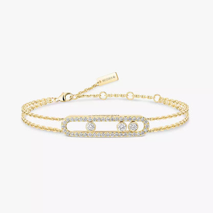 [Royal&Vicky] Move Classique pavé bracelet
