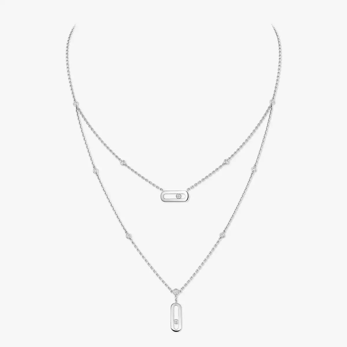 [Royal&Vicky] Move Uno Diamond Necklace