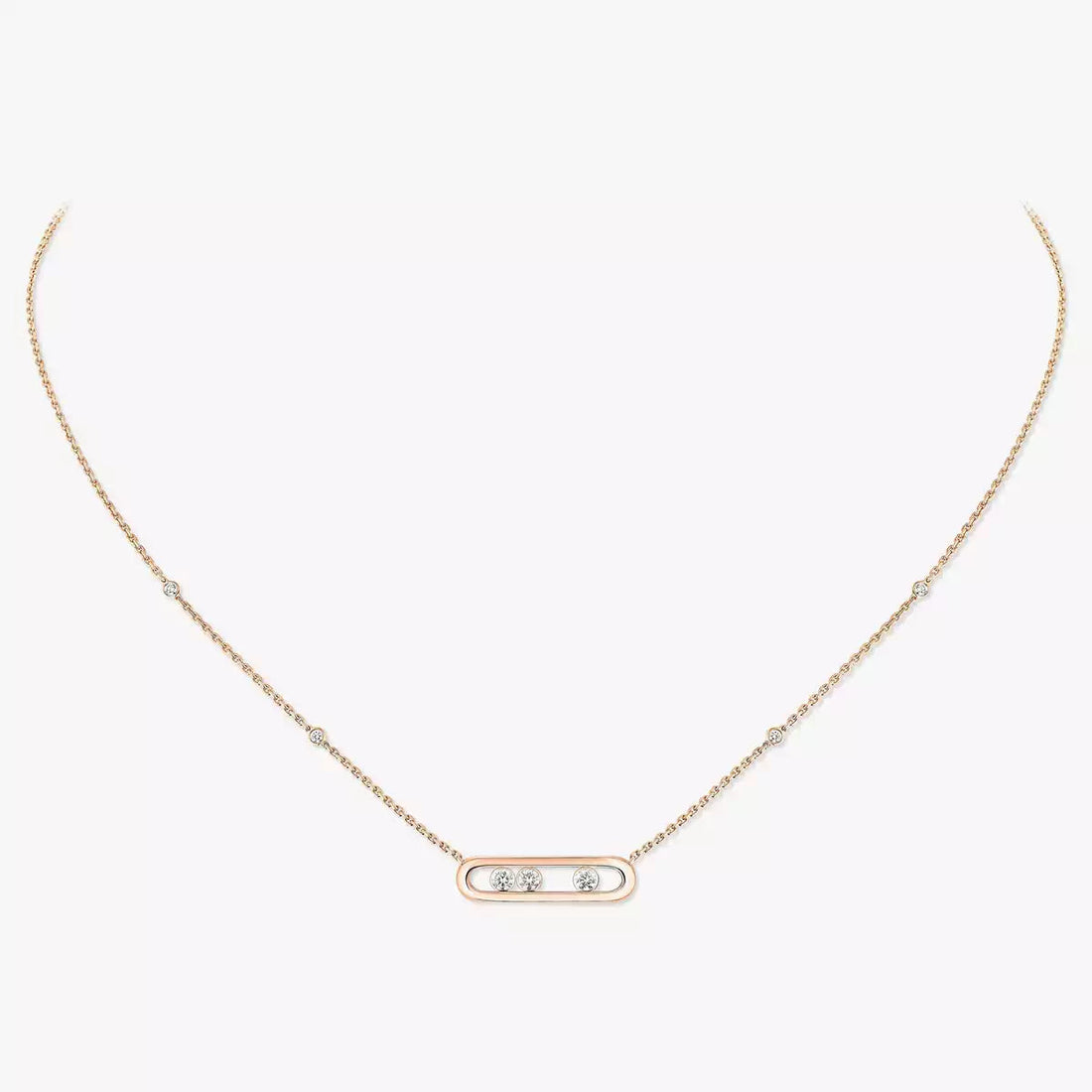 [Royal&Vicky] Baby Move Gold Diamond Necklace