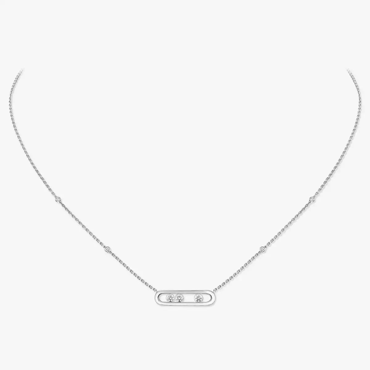 [Royal&Vicky] Baby Move Gold Diamond Necklace