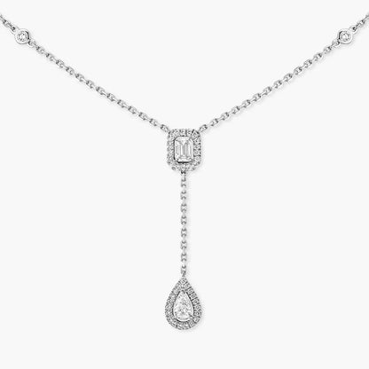 [Royal&Vicky]Gold Diamond Tie Necklace