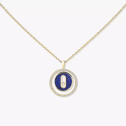 [Royal&Vicky]Lucky Move Diamond Necklace in Rose Gold and White Mother-of-Pearl