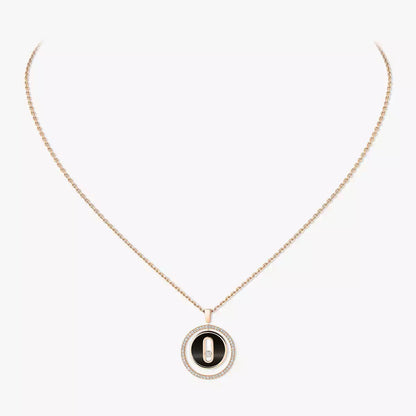 [Royal&Vicky]Lucky Move Diamond Necklace in Rose Gold and White Mother-of-Pearl