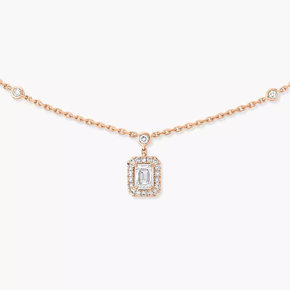 [Royal&Vicky]My Twin Diamond Necklace in Silver