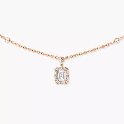 [Royal&Vicky]My Twin Diamond Necklace in Silver