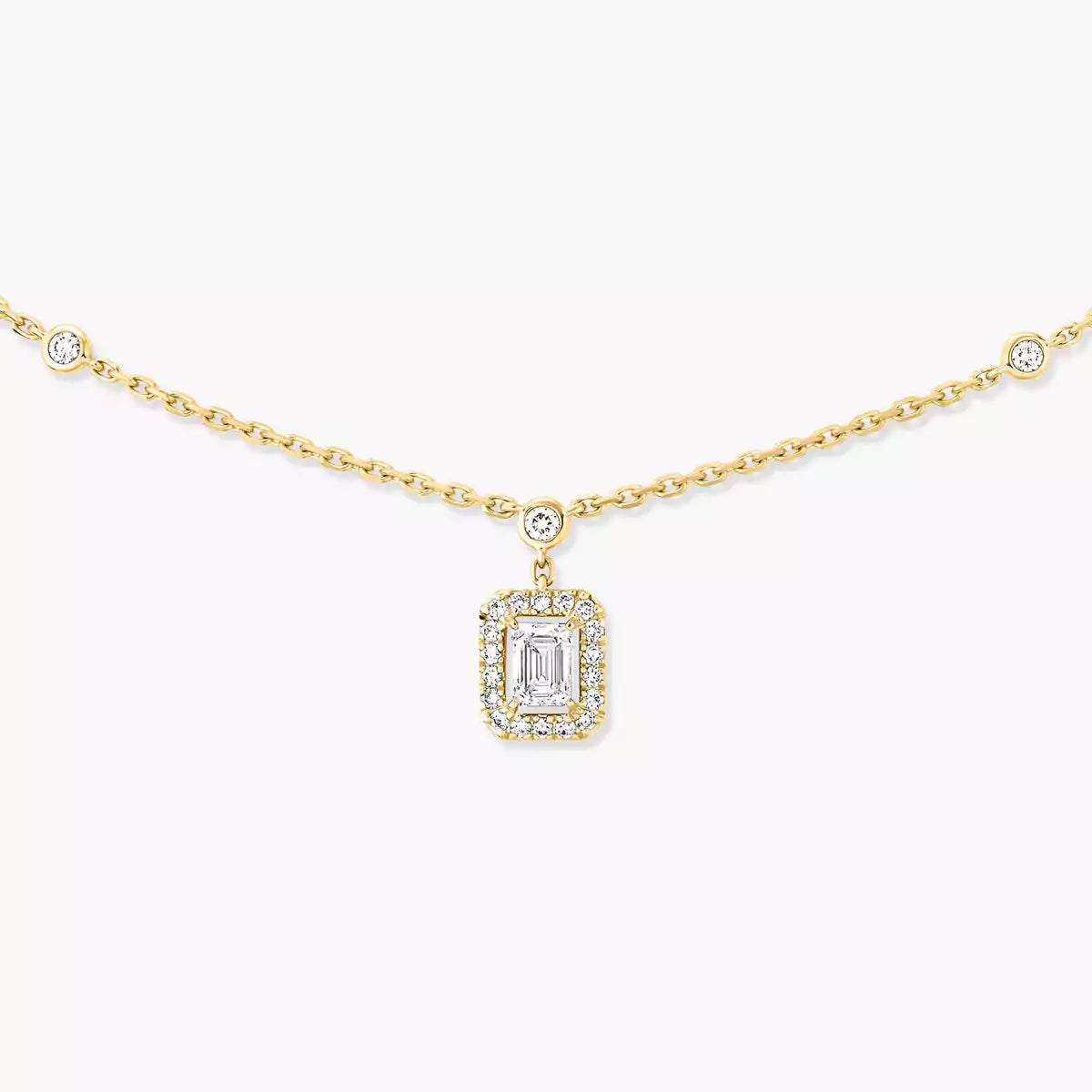 [Royal&Vicky]My Twin Diamond Necklace in Silver