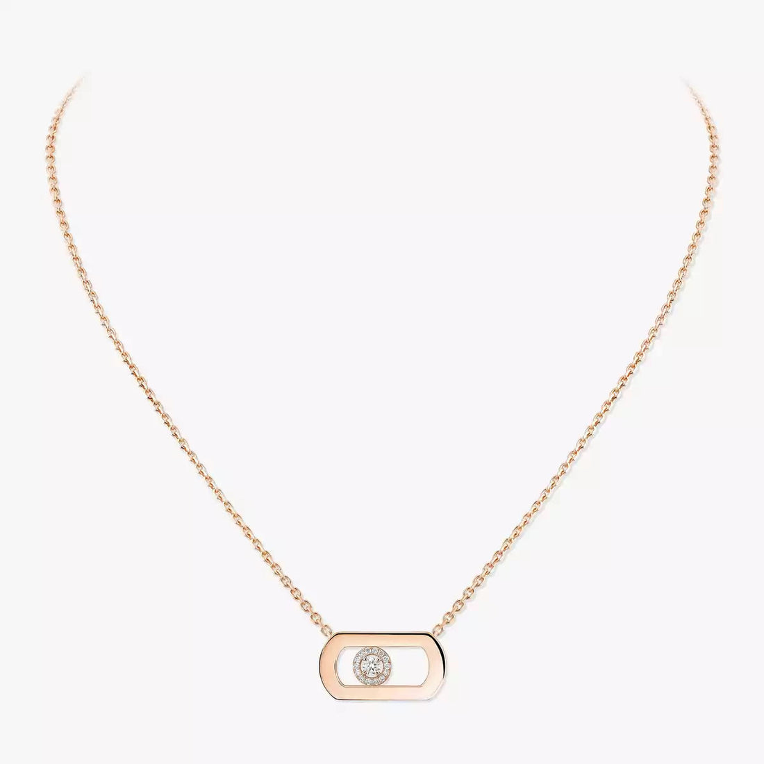 [Royal&Vicky]So Move Diamond Necklace in Gold