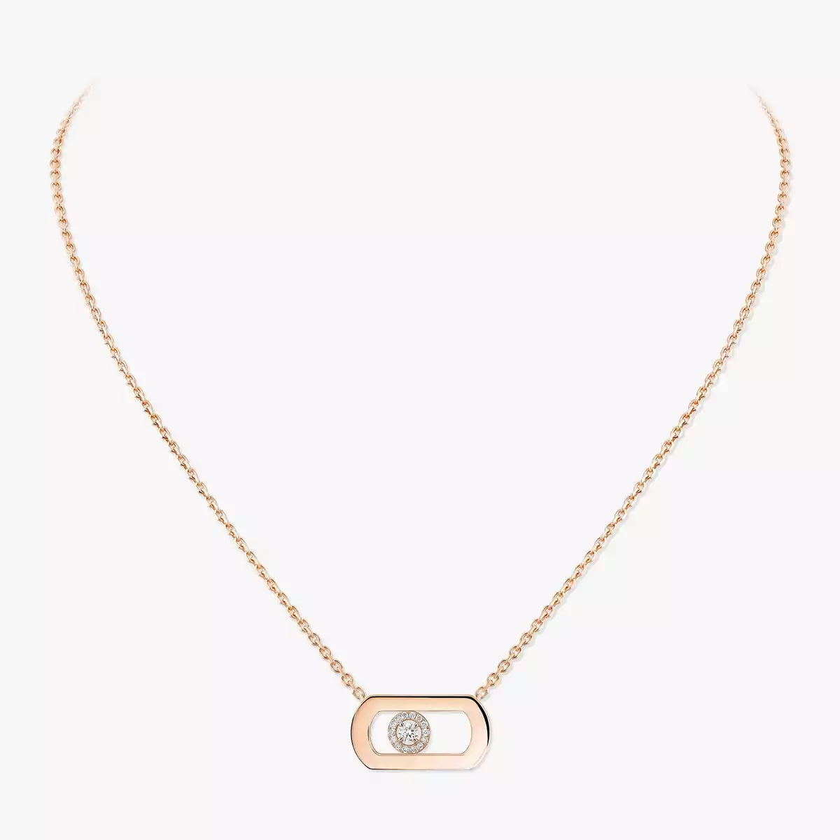 [Royal&Vicky]So Move Diamond Necklace in Gold