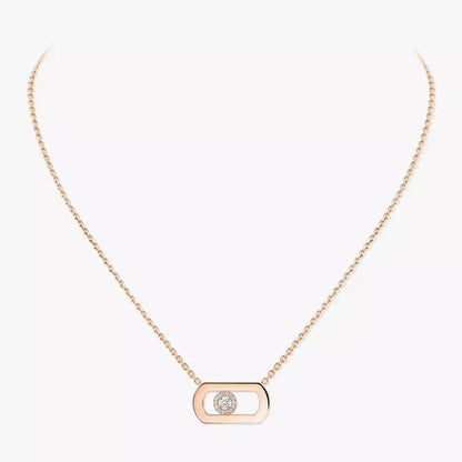 [Royal&Vicky]So Move Diamond Necklace in Gold