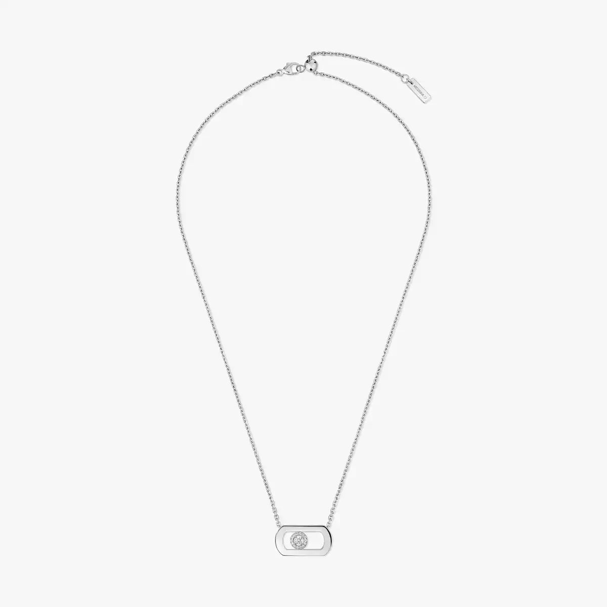 [Royal&Vicky]So Move Diamond Necklace in Gold
