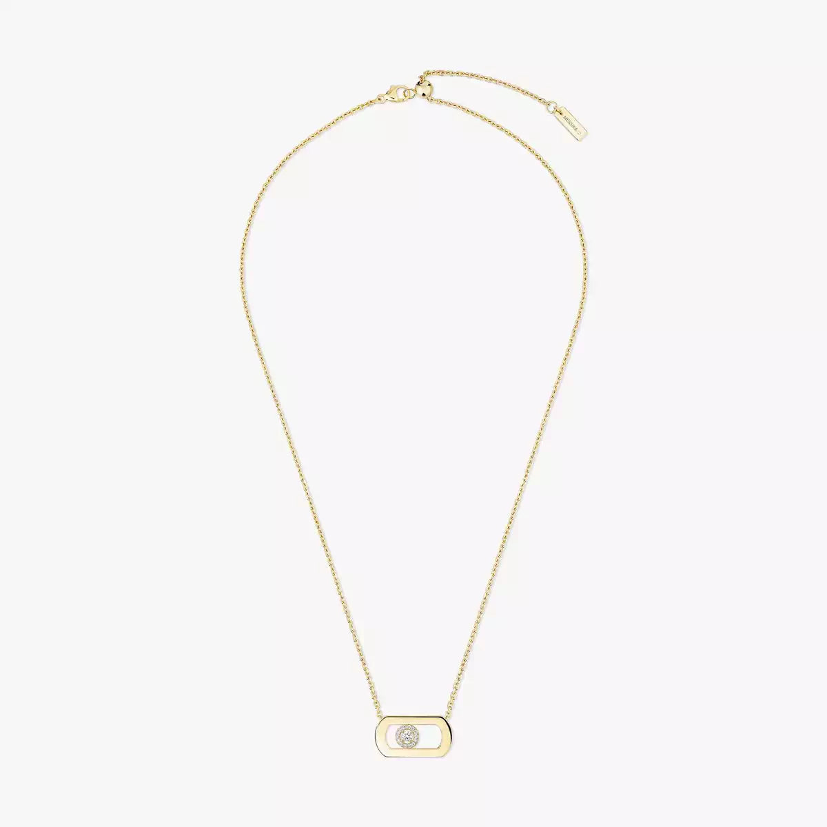 [Royal&Vicky]So Move Diamond Necklace in Gold