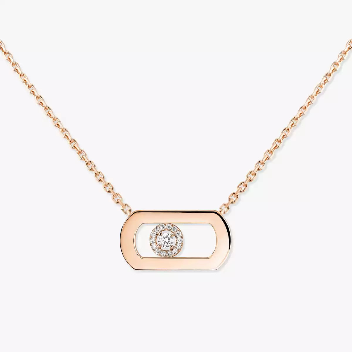 [Royal&Vicky]So Move Diamond Necklace in Gold