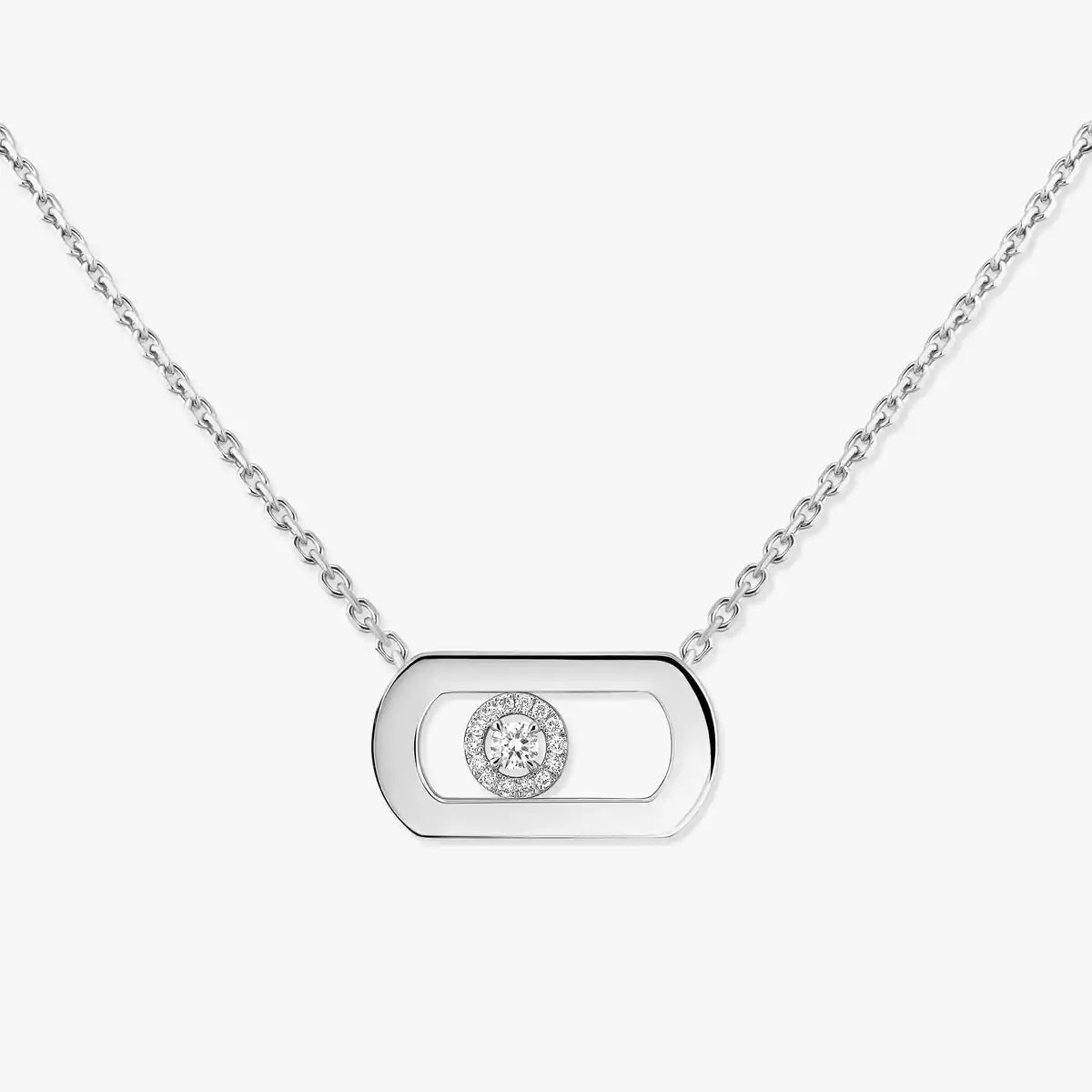 [Royal&Vicky]So Move Diamond Necklace in Gold