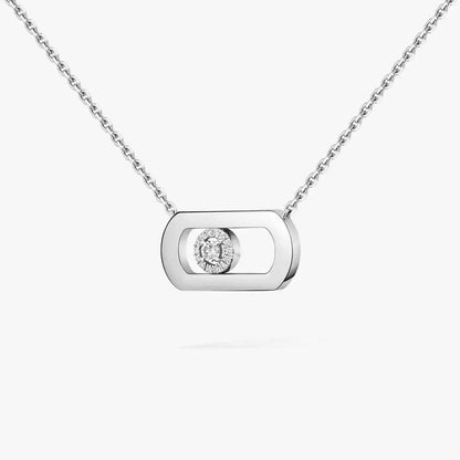 [Royal&Vicky]So Move Diamond Necklace in Gold