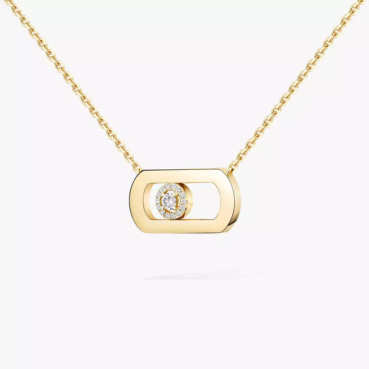 [Royal&Vicky]So Move Diamond Necklace in Gold