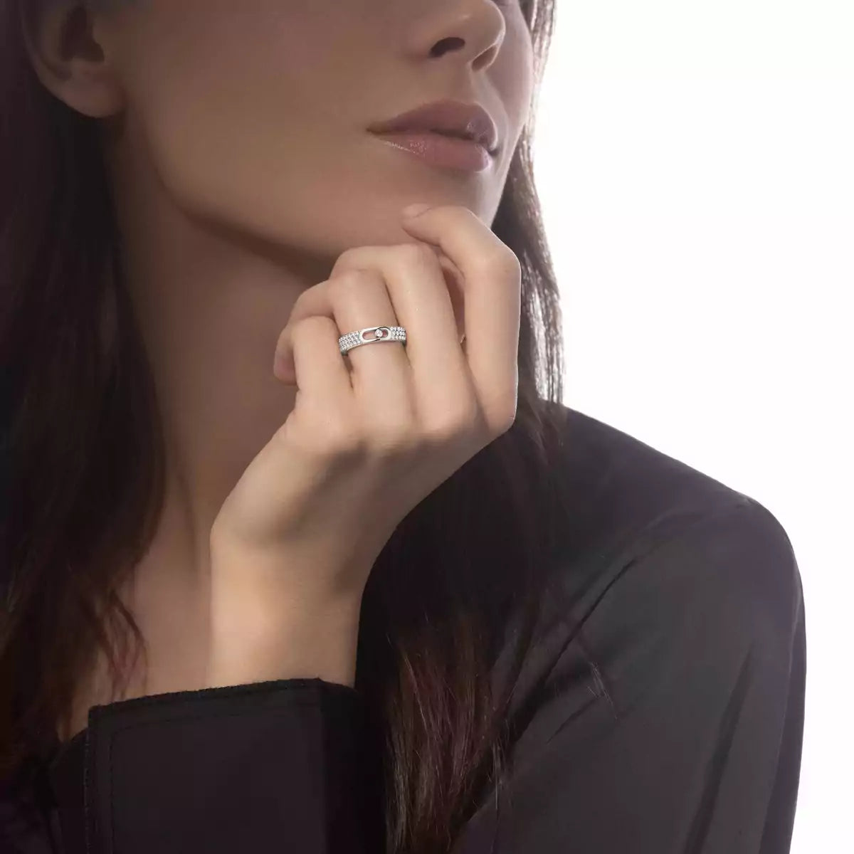 [Royal&Vicky]Move Joaillerie Pave_ Diamond Wedding Ring