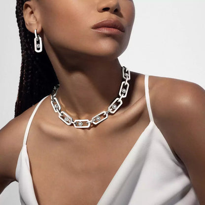 [Royal&Vicky] So Move XL Diamond Hoop Earring