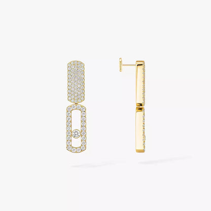 [Royal&Vicky]Imperial Move SM Diamond Earrings