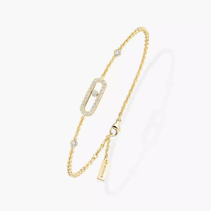 [Royal&Vicky]Move Uno Diamond Bracelet