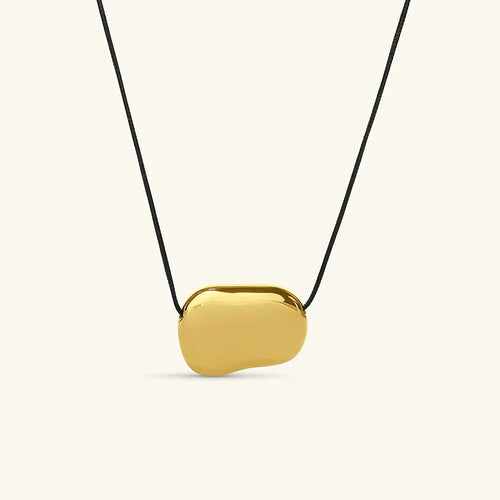 [Royal&Vicky]Cord Pebble Pendant