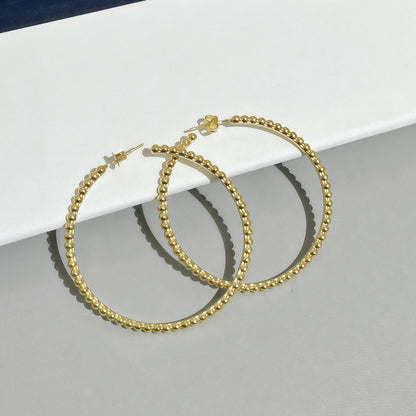 [Royal&Vicky] SMOOTH BEAD STUD EARRINGS