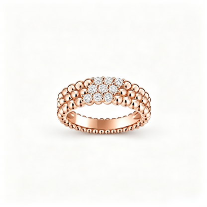[Royal&Vicky] THREE-ROW DIAMOND RING