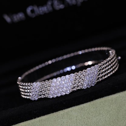 [Royal&Vicky]  FIVE-ROW DIAMOND BRACELET