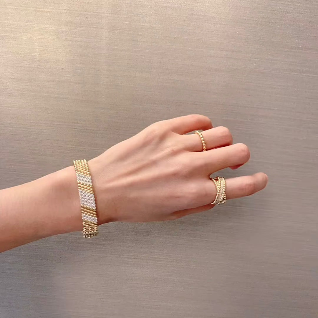 [Royal&Vicky]  FIVE-ROW DIAMOND BRACELET